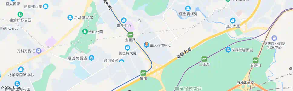 重庆汽博中心1站_公交站地图_重庆公交_妙搜公交查询2025