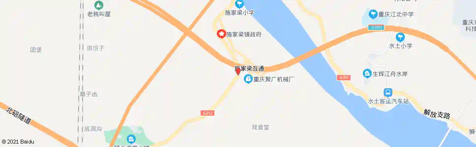 重庆施家梁岔路口_公交站地图_重庆公交_妙搜公交查询2025