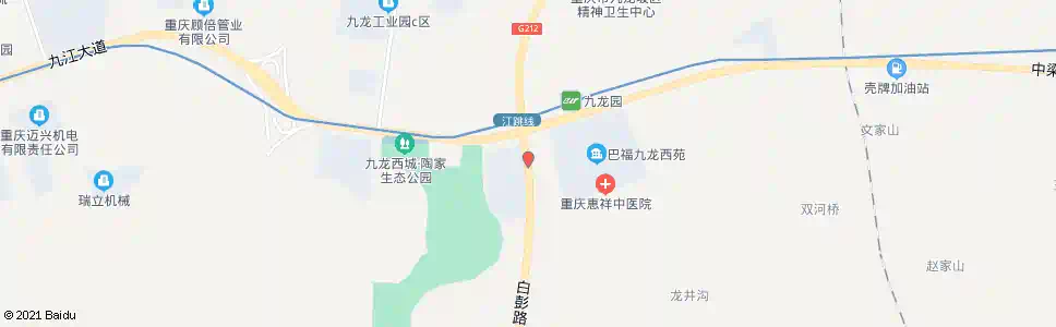 重庆华福路口南_公交站地图_重庆公交_妙搜公交查询2025