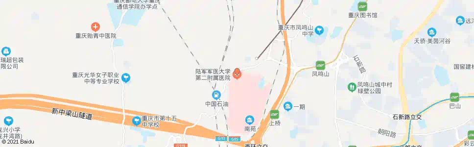 重庆新桥医院_公交站地图_重庆公交_妙搜公交查询2025