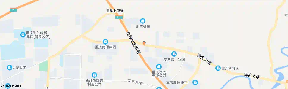 重庆姜家岩_公交站地图_重庆公交_妙搜公交查询2025