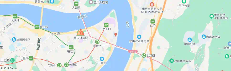 重庆长滨路九码头_公交站地图_重庆公交_妙搜公交查询2025