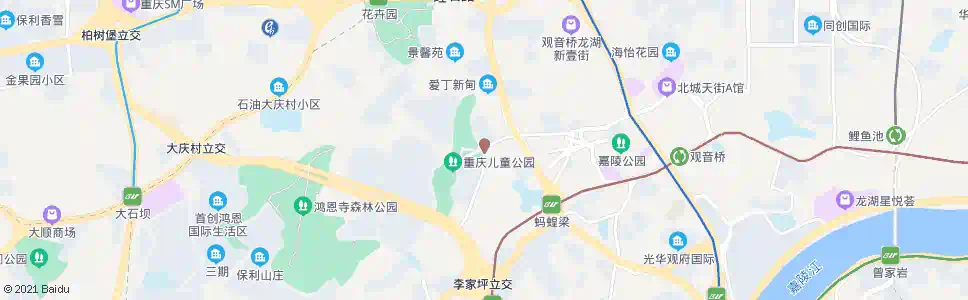 重庆观鸿大道_公交站地图_重庆公交_妙搜公交查询2025