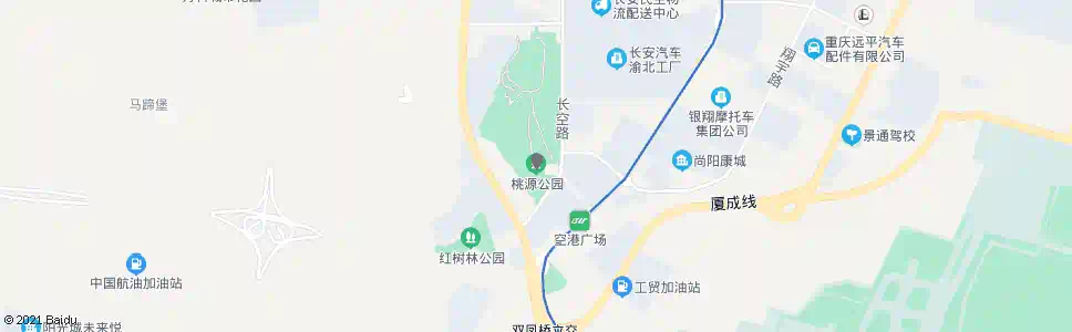 重庆桃源公园_公交站地图_重庆公交_妙搜公交查询2025