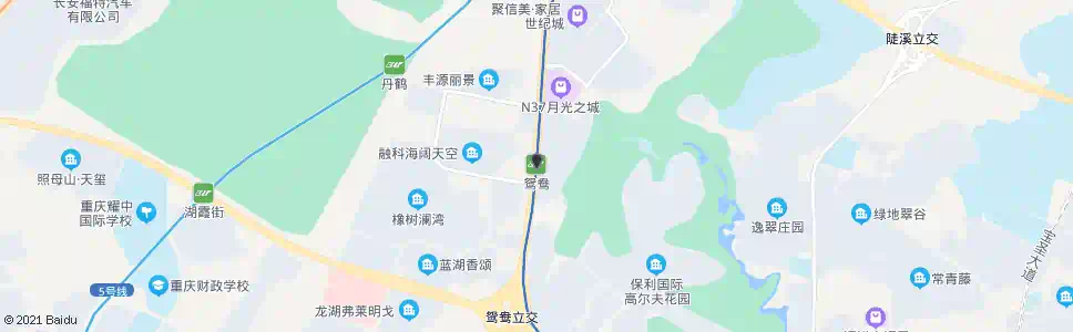 重庆轨道鸳鸯站_公交站地图_重庆公交_妙搜公交查询2025