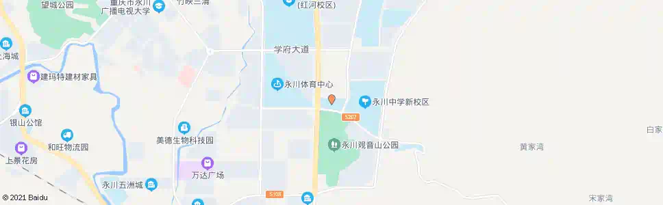 重庆永川体育馆_公交站地图_重庆公交_妙搜公交查询2025