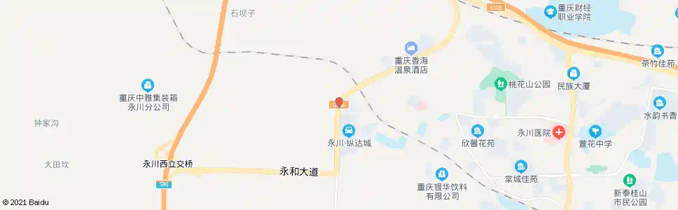 重庆黄荆加油站_公交站地图_重庆公交_妙搜公交查询2025