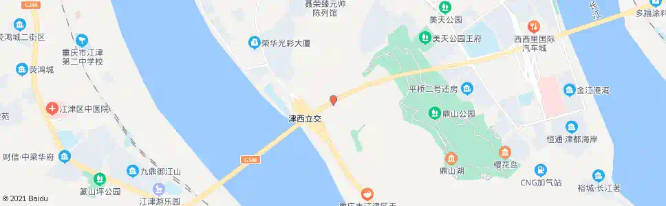 重庆海艾山庄_公交站地图_重庆公交_妙搜公交查询2025