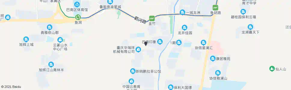 重庆巴南印象后门_公交站地图_重庆公交_妙搜公交查询2025
