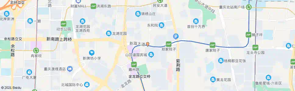 重庆新溉路口_公交站地图_重庆公交_妙搜公交查询2025