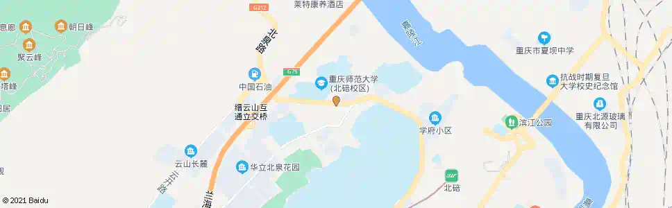 重庆北温泉建材市场_公交站地图_重庆公交_妙搜公交查询2025