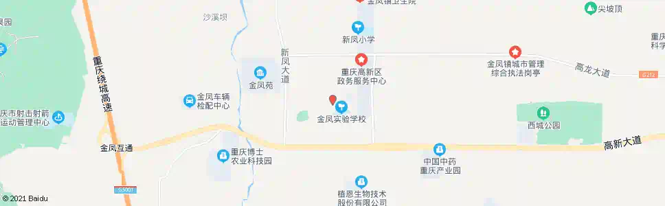 重庆金凤公安综合楼_公交站地图_重庆公交_妙搜公交查询2025