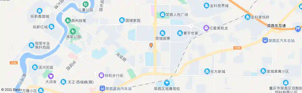重庆海德皓月_公交站地图_重庆公交_妙搜公交查询2025
