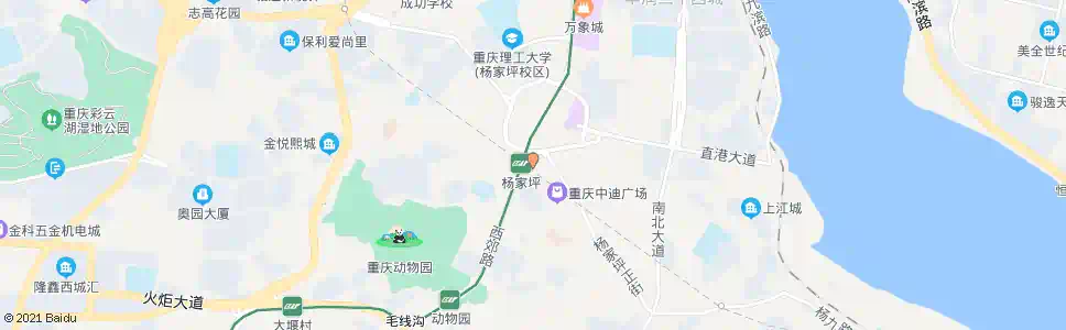 重庆大洋冲_公交站地图_重庆公交_妙搜公交查询2025