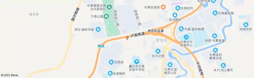 重庆桃西路上口_公交站地图_重庆公交_妙搜公交查询2025
