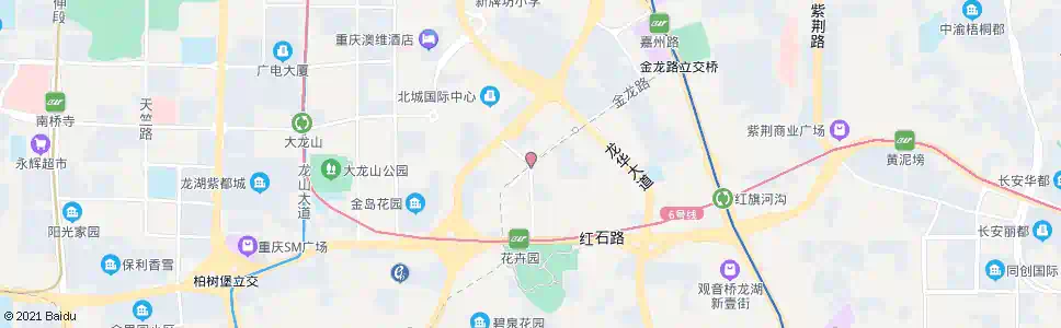 重庆白龙转盘_公交站地图_重庆公交_妙搜公交查询2025
