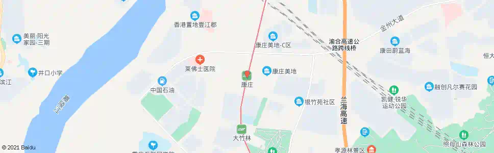重庆康庄站_公交站地图_重庆公交_妙搜公交查询2025