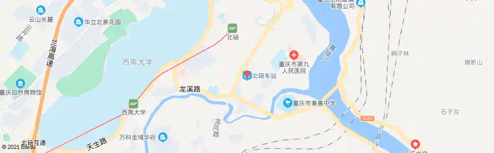 重庆北碚(重庆老车站)_公交站地图_重庆公交_妙搜公交查询2025