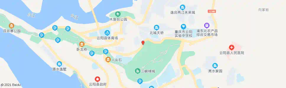 重庆桂簇香山_公交站地图_重庆公交_妙搜公交查询2025