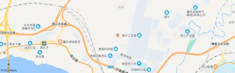 重庆夏家沟_公交站地图_重庆公交_妙搜公交查询2025