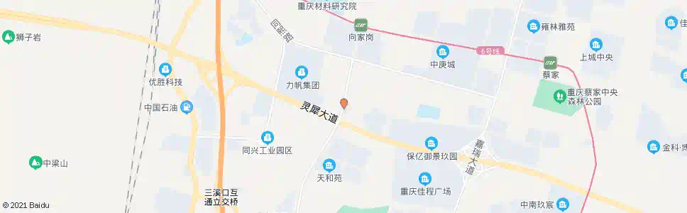 重庆蔡家路口_公交站地图_重庆公交_妙搜公交查询2025