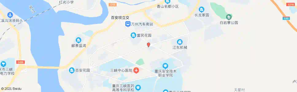 重庆万州区检察院_公交站地图_重庆公交_妙搜公交查询2025
