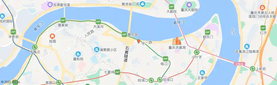 重庆一号桥_公交站地图_重庆公交_妙搜公交查询2025