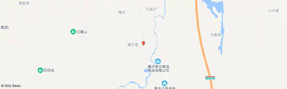 重庆桐子垭_公交站地图_重庆公交_妙搜公交查询2025