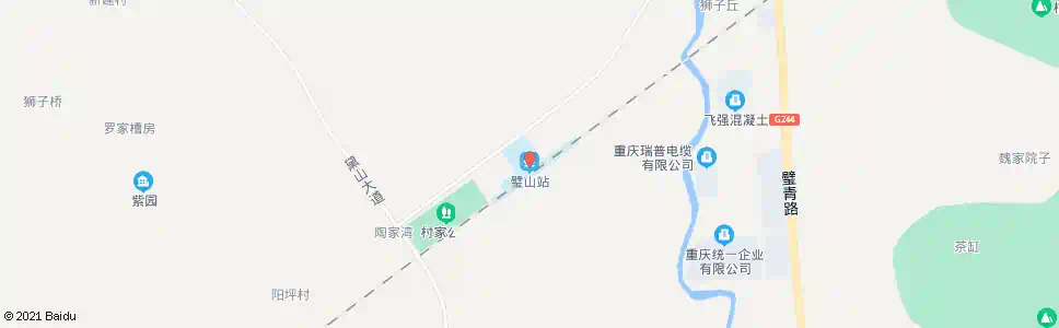 重庆高铁璧山站_公交站地图_重庆公交_妙搜公交查询2025