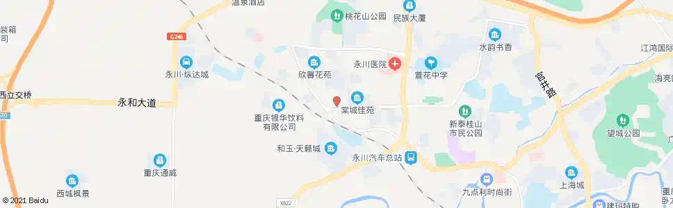 重庆胜利路办事处_公交站地图_重庆公交_妙搜公交查询2025