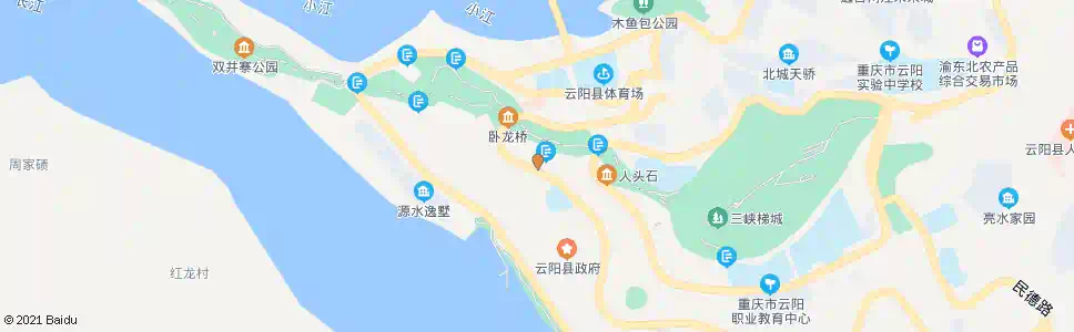 重庆云阳财政局_公交站地图_重庆公交_妙搜公交查询2025