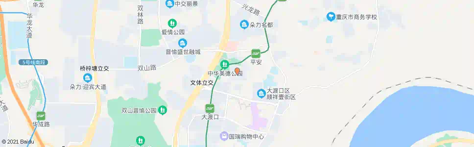重庆月光小区_公交站地图_重庆公交_妙搜公交查询2025