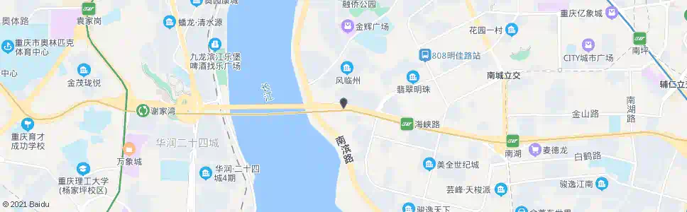 重庆鹅公岩南桥头_公交站地图_重庆公交_妙搜公交查询2025