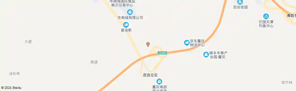 重庆南彭物流园管委会_公交站地图_重庆公交_妙搜公交查询2025