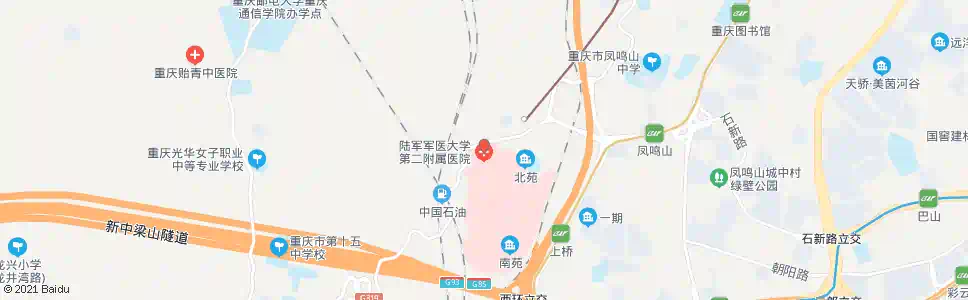 重庆区门诊_公交站地图_重庆公交_妙搜公交查询2025
