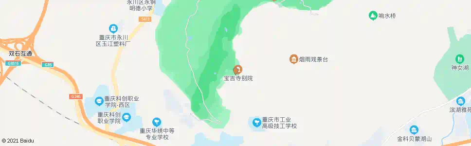 重庆茶艺山庄_公交站地图_重庆公交_妙搜公交查询2025