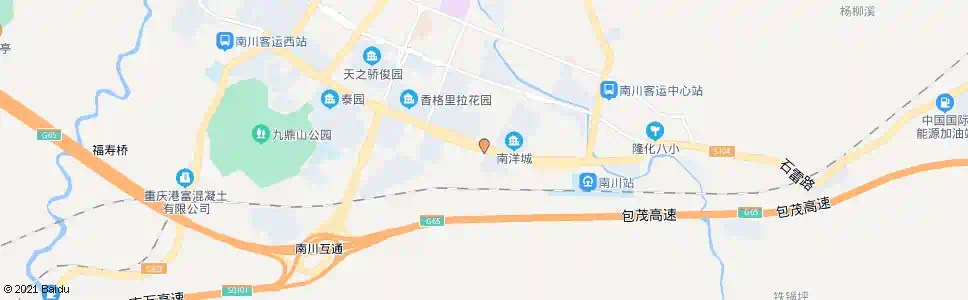 重庆龙城花园_公交站地图_重庆公交_妙搜公交查询2025