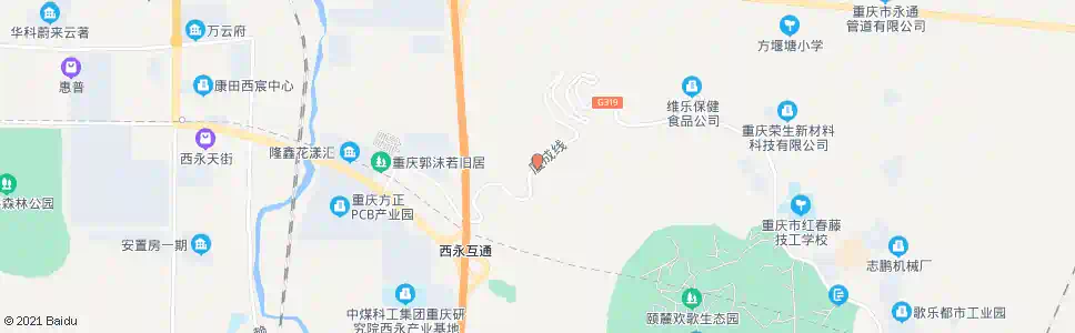 重庆西永敬老院_公交站地图_重庆公交_妙搜公交查询2025