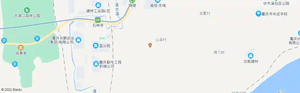 重庆山溪村_公交站地图_重庆公交_妙搜公交查询2025