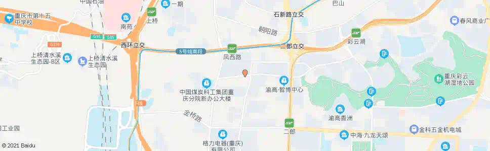 重庆科城路1站_公交站地图_重庆公交_妙搜公交查询2025