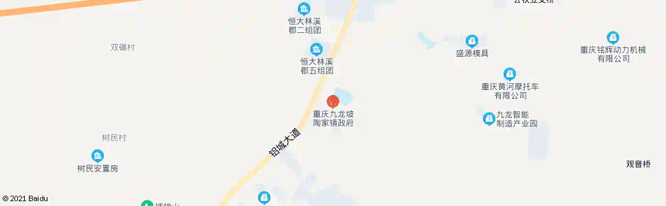 重庆陶家_公交站地图_重庆公交_妙搜公交查询2025