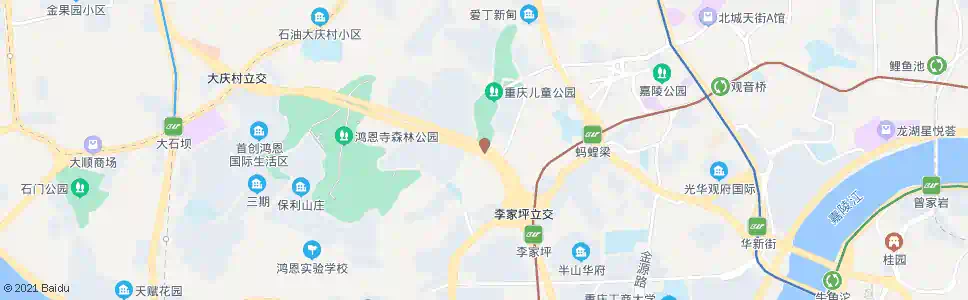 重庆鸿恩寺隧道_公交站地图_重庆公交_妙搜公交查询2025