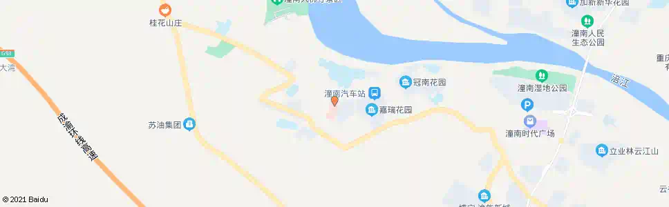重庆潼南区医院_公交站地图_重庆公交_妙搜公交查询2025