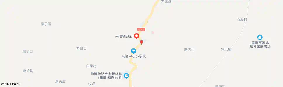 重庆兴隆邮政所_公交站地图_重庆公交_妙搜公交查询2025