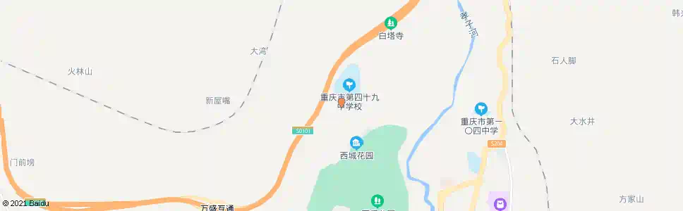 重庆49中_公交站地图_重庆公交_妙搜公交查询2025