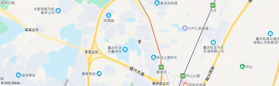重庆城一小学幼儿园_公交站地图_重庆公交_妙搜公交查询2025