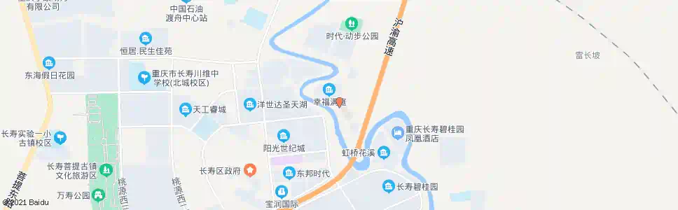 重庆长寿中医院_公交站地图_重庆公交_妙搜公交查询2025