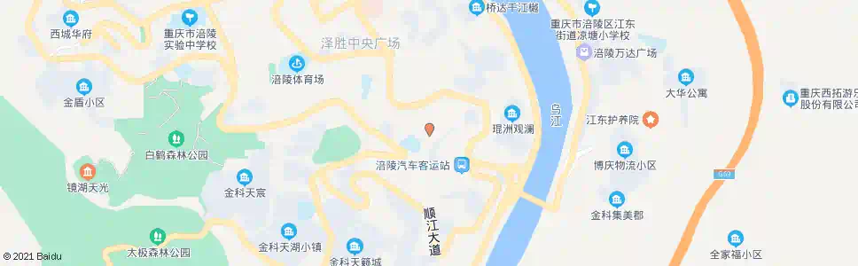 重庆涪陵电力大厦_公交站地图_重庆公交_妙搜公交查询2025