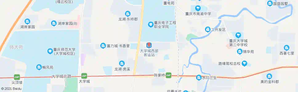重庆西部客运站_公交站地图_重庆公交_妙搜公交查询2025