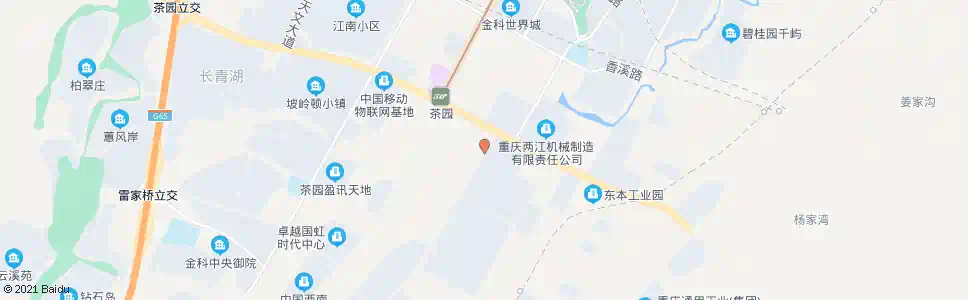 重庆长电路1站_公交站地图_重庆公交_妙搜公交查询2025